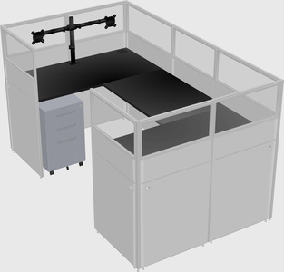 Cabine en u