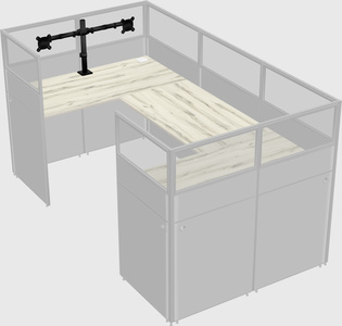 Cabine en u