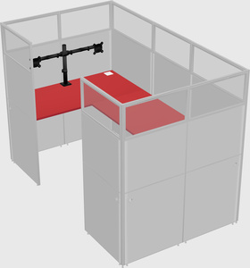 Cabine en u