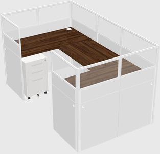 Cabine en u