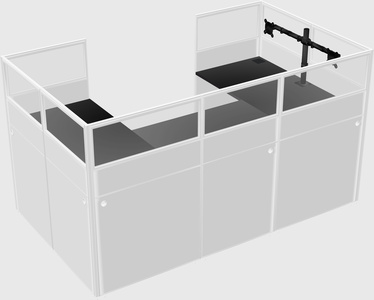 Cabine en u