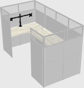 Cabine en u
