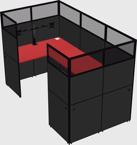 Cabine en u