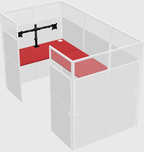 Cabine en u