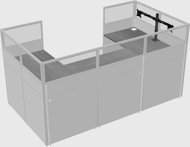 Cabine en u