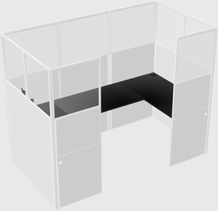 Cabine en u