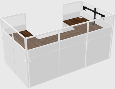 Cabine en u