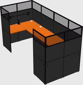 Cabine en u