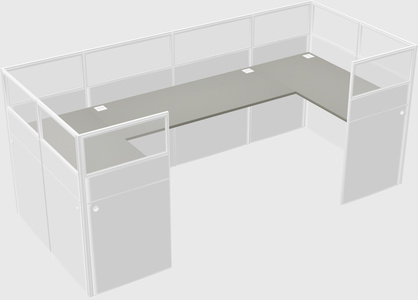 Cabine en u