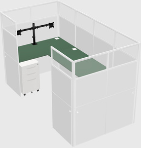 Cabine en u
