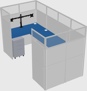 Cabine en u
