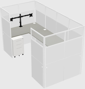 Cabine en u