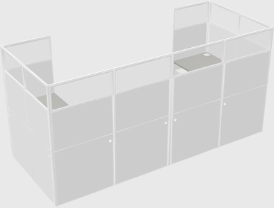 Cabine en u