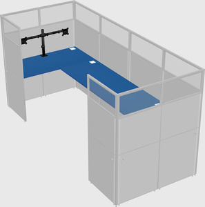 Cabine en u