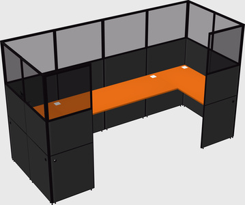 Cabine en u