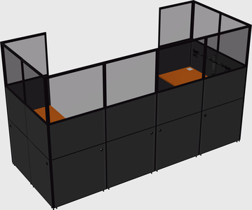 Cabine en u