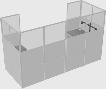 Cabine en u