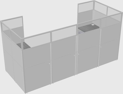 Cabine en u