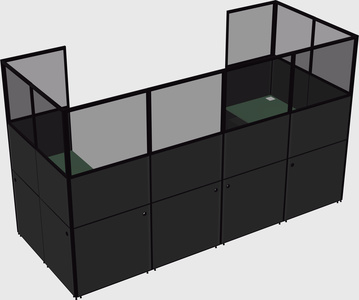 Cabine en u
