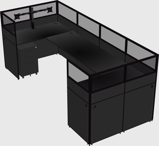Cabine en u
