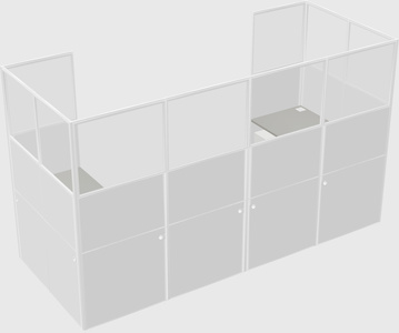 Cabine en u