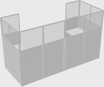 Cabine en u