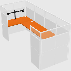 Cabine en u