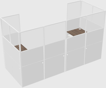 Cabine en u