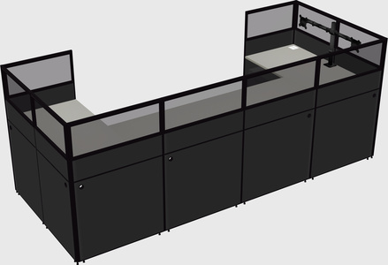 Cabine en u