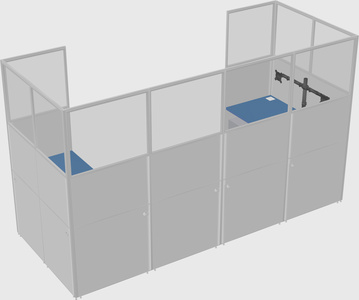 Cabine en u