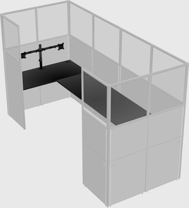 Cabine en u