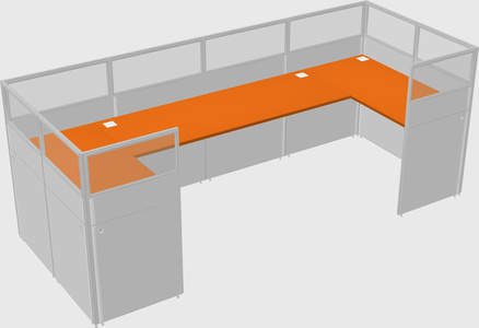 Cabine en u
