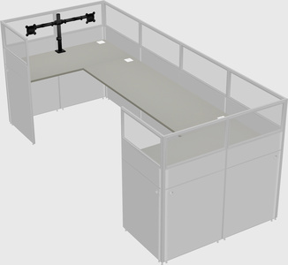 Cabine en u