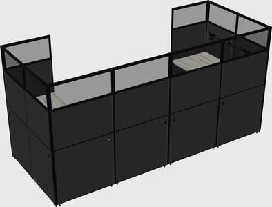 Cabine en u