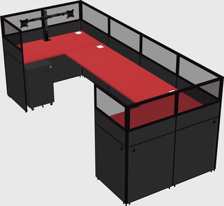Cabine en u