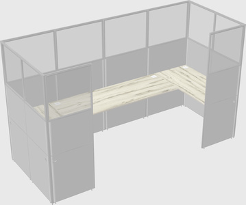 Cabine en u