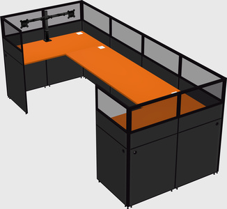 Cabine en u