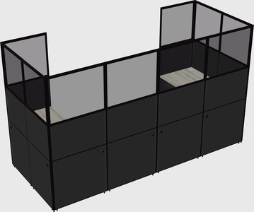 Cabine en u