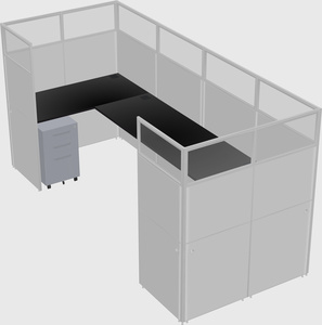 Cabine en u