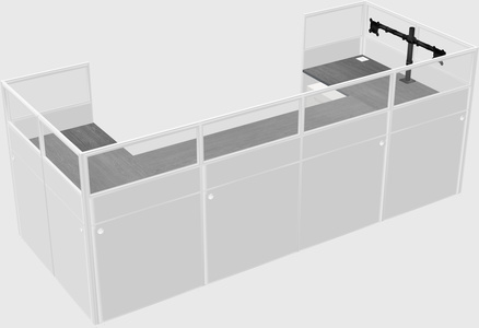 Cabine en u