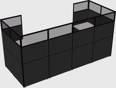 Cabine en u