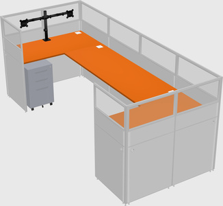 Cabine en u