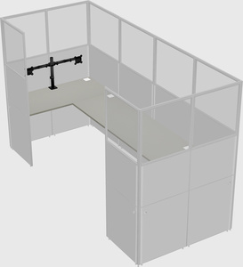 Cabine en u