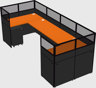 Cabine en u