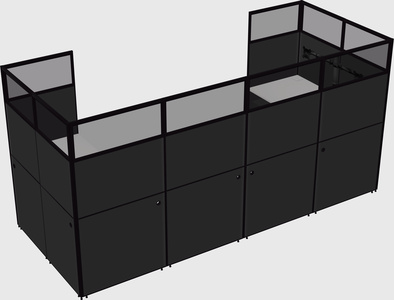 Cabine en u