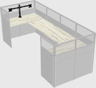 Cabine en u