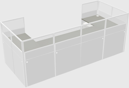 Cabine en u