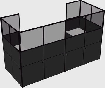Cabine en u