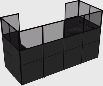 Cabine en u