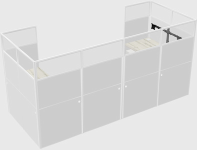 Cabine en u
